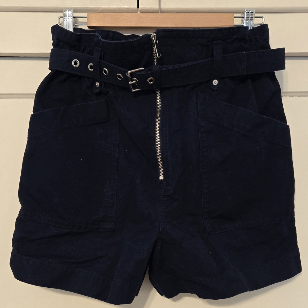 Banana Republic Dark Blue High Waist Shorts